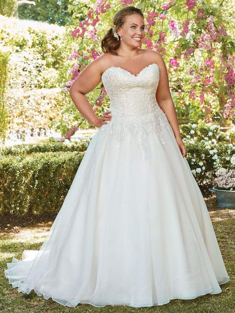 fotos de vestido de noiva plus size