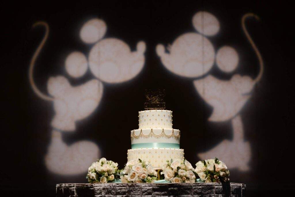 Mickey e Minnie na Decoração do Casamento