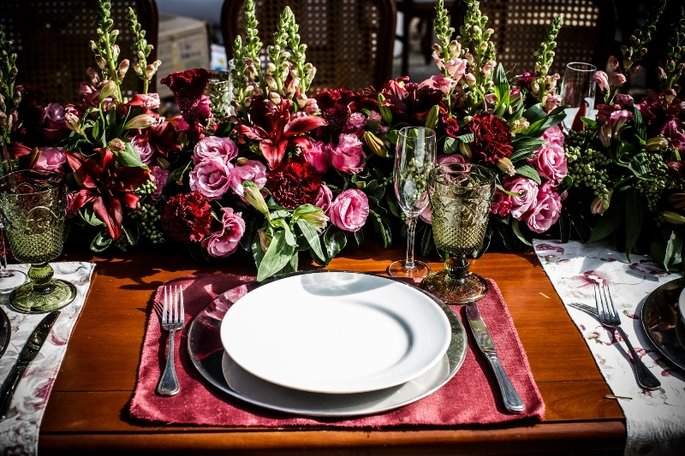 Decoração de casamento Marsala | Noivas do Rio de Janeiro